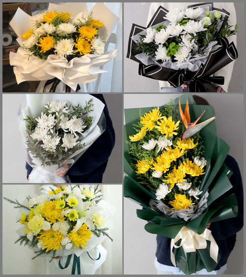 江苏南通启东市吕四港镇垦北村白事花束代送